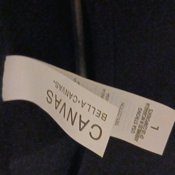 Bella Canvas "The Ultimate Dinner Party" Unisex T Shirt Black/White Size L NWOT - Picture 3 of 5